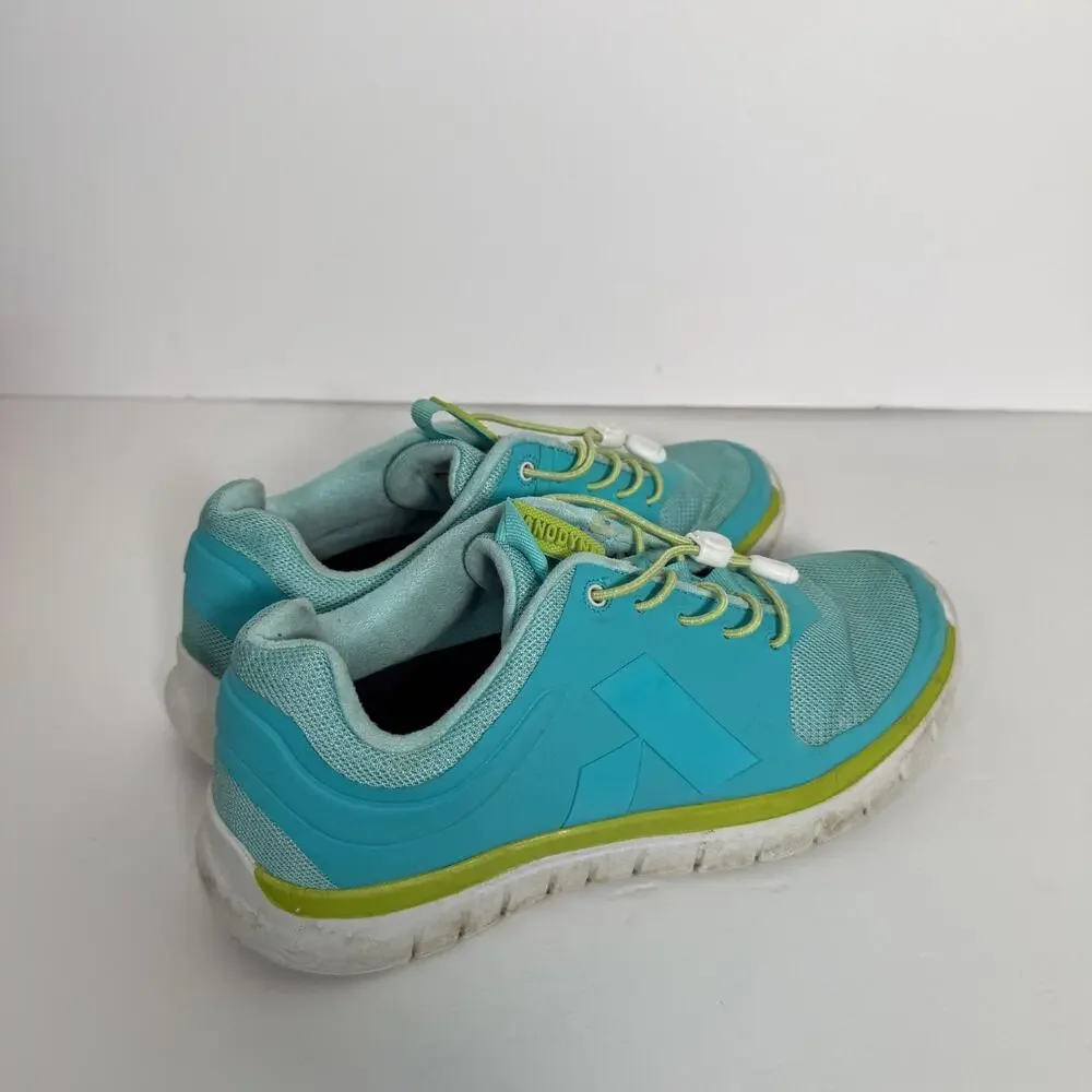Anodyne Sneakers Womens Size 8M No. 23 Runner Teal Lime Shoes Orthopedic‎